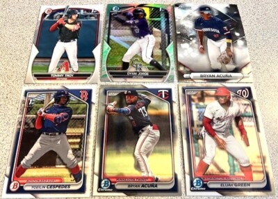 BASEBALL PROSPECTS - 2023 to Present -  Various Players/Years/Brands - You Pick