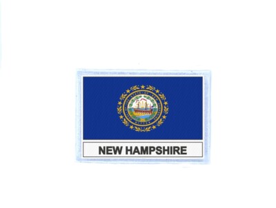 Aufnäher patches gedruckt Flaggen flagge fahne new hampshire NH
