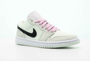 Nike Air Jordan Retro 1 Low Barely Green Arctic Pink W CZ0776-300 Women's |  eBay