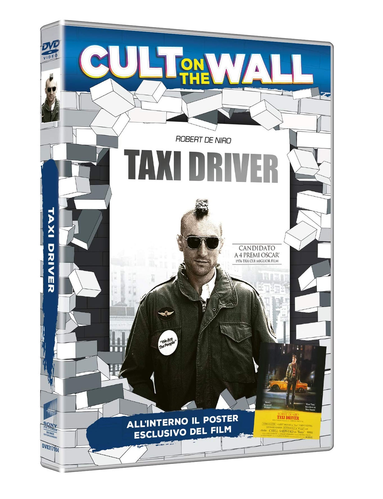 Taxi Driver (Cult On The Wall)(Dvd+Poster) (DVD) Robert Deniro Jodie Foster