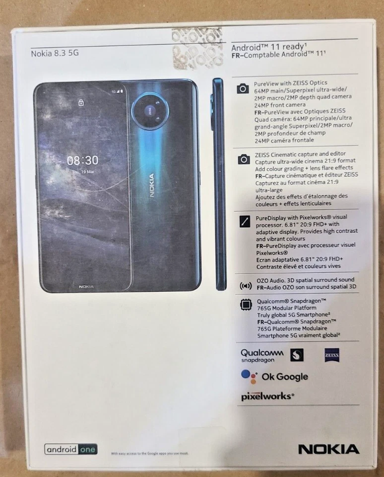 Nokia 8.3 5G 128GB/8GB 64GB/4GB RAM Single/Dual SIM Original 64MP Mobile Phone - Bild 4 von 4