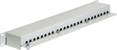 Delock Patch Panel 19'' 24 Port Cat6 grau