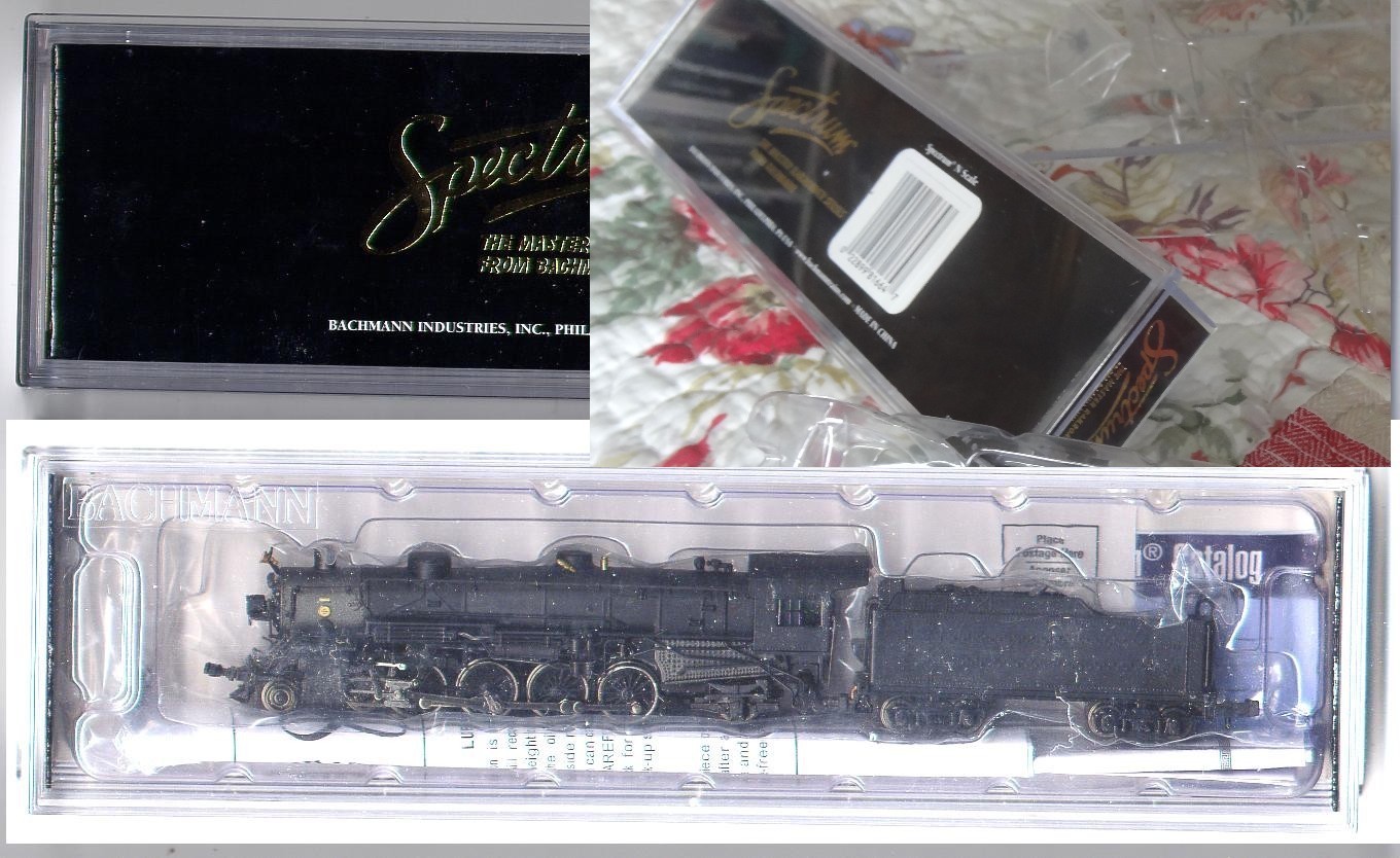 Locomotive 4-8-2 Bachmann Spectrum N pour réseau train
