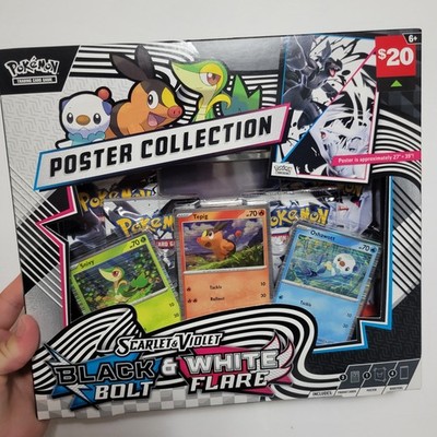 2x Pokemon TCG: Unova Poster Collection Black Bolt White Flare 2 Boxes
