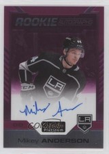 2020 O-Pee-Chee Platinum Rookie Matte Pink 58/99 Mikey Anderson #R-MA Auto 0i47