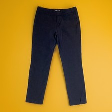 Old Navy Womens Pixie Ankle Never-Faded Stretch Zip Up Pants Size 8 Black Jack