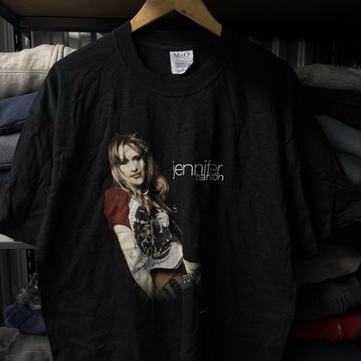 Y2K 2003 Jennifer Hanson Signed Autographed music tee size XL 