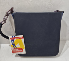 Vintage 1980s 1990s Liz Claiborne Handbag Purse Shoulder Bag Blue w/Tag