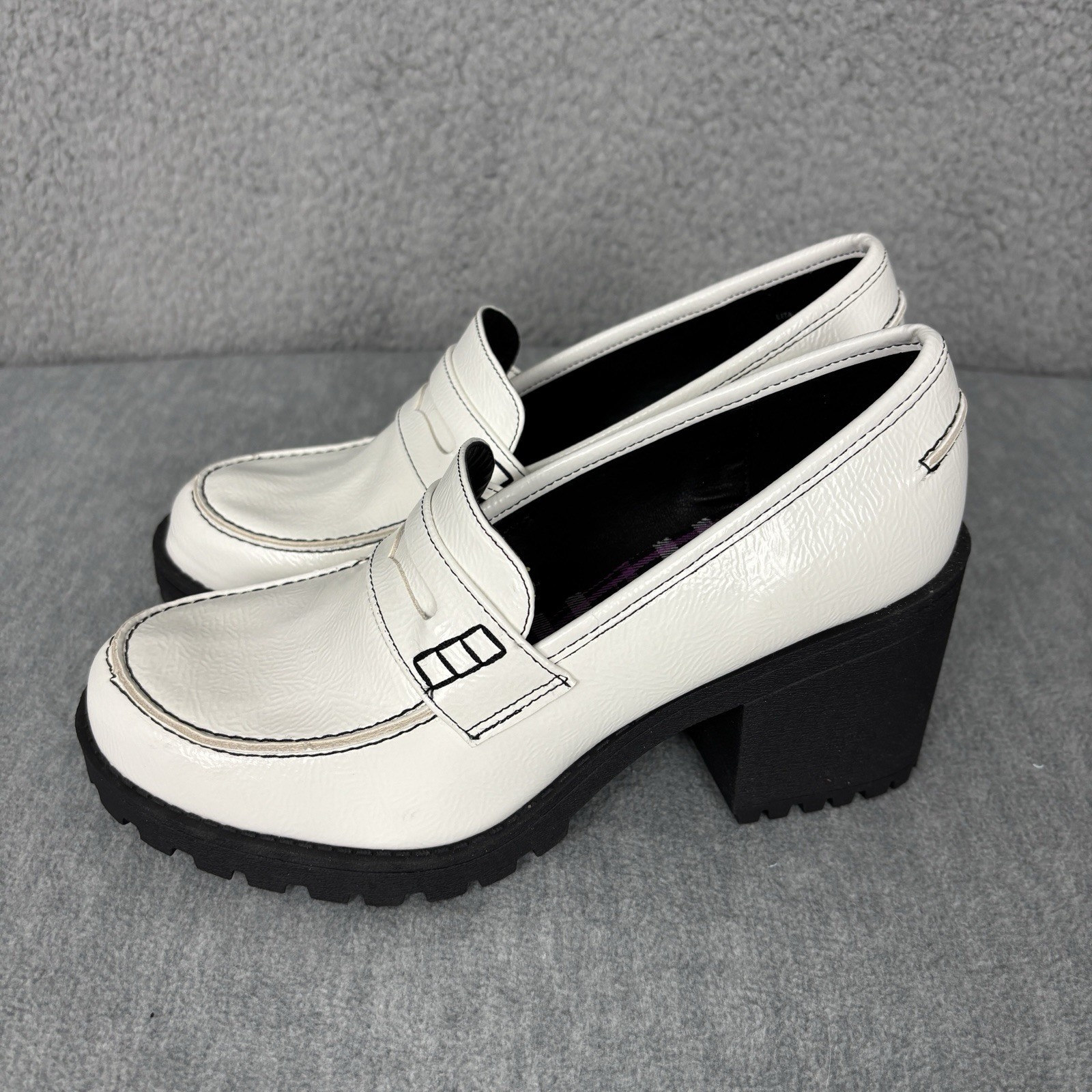 Dirty Laundry Liberty Heeled Loafer Women's Shoes Platform size 6.5 / 37