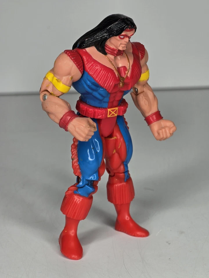 Figura de acción de colección 1994 Marvel ToyBiz Warpath X-Force X-Men 5" Foto 2 de 4