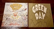 Green Day Dookie  Album double Sided promo 1994 Poster Print 12 x 12 Set RARE