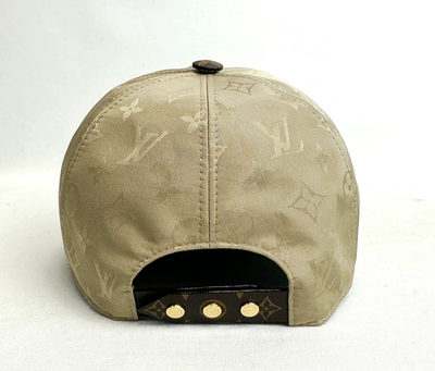 LOUIS VUITTON Cap Beige Get Ready Large M76505 L Monogram Canvas