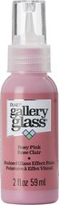 FolkArt Gallery Glass Paint 2oz-Rosy Pink