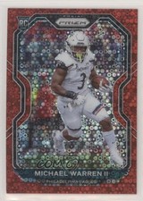 2020 Panini Prizm Rookie No Huddle Red Prizm 34/50 Michael Warren II #345 02sw