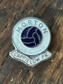 Greenock Morton FC Vintage 1970’s 1980’s Gomm Ball Enamel Metal Pin Badge