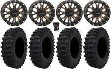 System 3 ST-3 Bronze 15" Wheels 32" Dual Threat Tires Polaris Ranger XP 9/1K