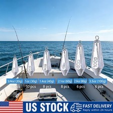 Fishing Drop Shot Lead Sinker Weights, Casting Sinkers Kit for Saltwater & Shore