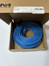 100' FT RJ45 CAT6 23 AWG Ethernet LAN Network Blue Patch Cable UTP open box