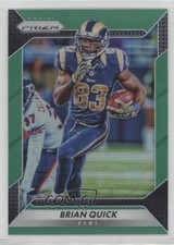 2016 Panini Prizm Green Prizm Brian Quick #123 i6j