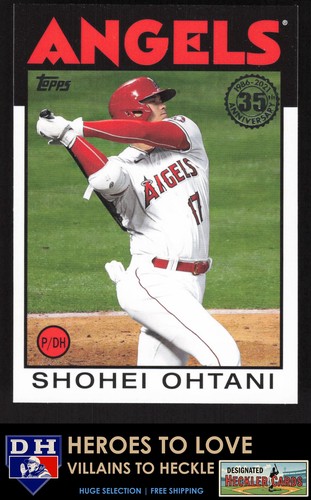 2021 Topps Update 1986 35th Anniversary Shohei Ohtani #86B-27 Los Angeles Angels