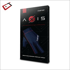 Cuetec Axis Billiard Glove - Navy - M, L XL - Left Bridge Hand
