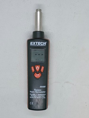 Extech RH490 Precision Hygro-Thermometer w/ GPP Display of Humidity/Temperature