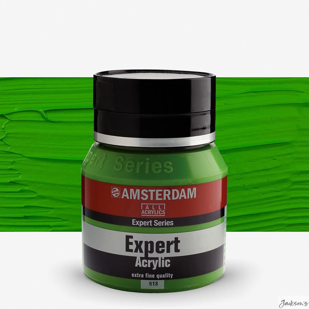 Royal Talens Amsterdam Expert Acrylic Paint 400ml Permanent Green Light