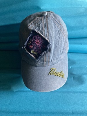 Vintage Jeans Flower Barbie Kinder Snapback Kappe Cap von Mattel 2003 Size 54cm