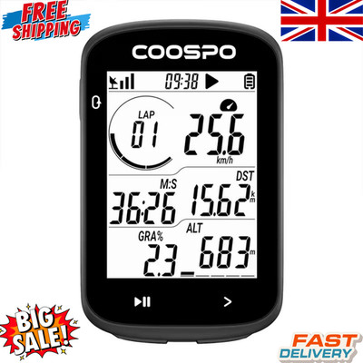 COOSPO CS300 Kabelloser Fahrradcomputer GPS Fahrradtachometer Kilometerzähler 2,6 Zoll