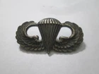 WWII PARATROOPER STERLING MARKED JUMP WING CLUCH BACK AND MAKER