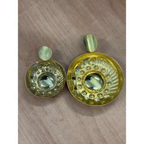 Pair of Tastevin Wine Tasting Cups 2" and 3"  