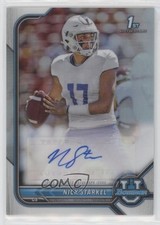 2021-22 Bowman U Bowman Chrome Prospect Auto Nick Starkel #BCPA-NS Auto 00er