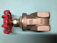 2.5" Brass Gate Valve 150 WOG