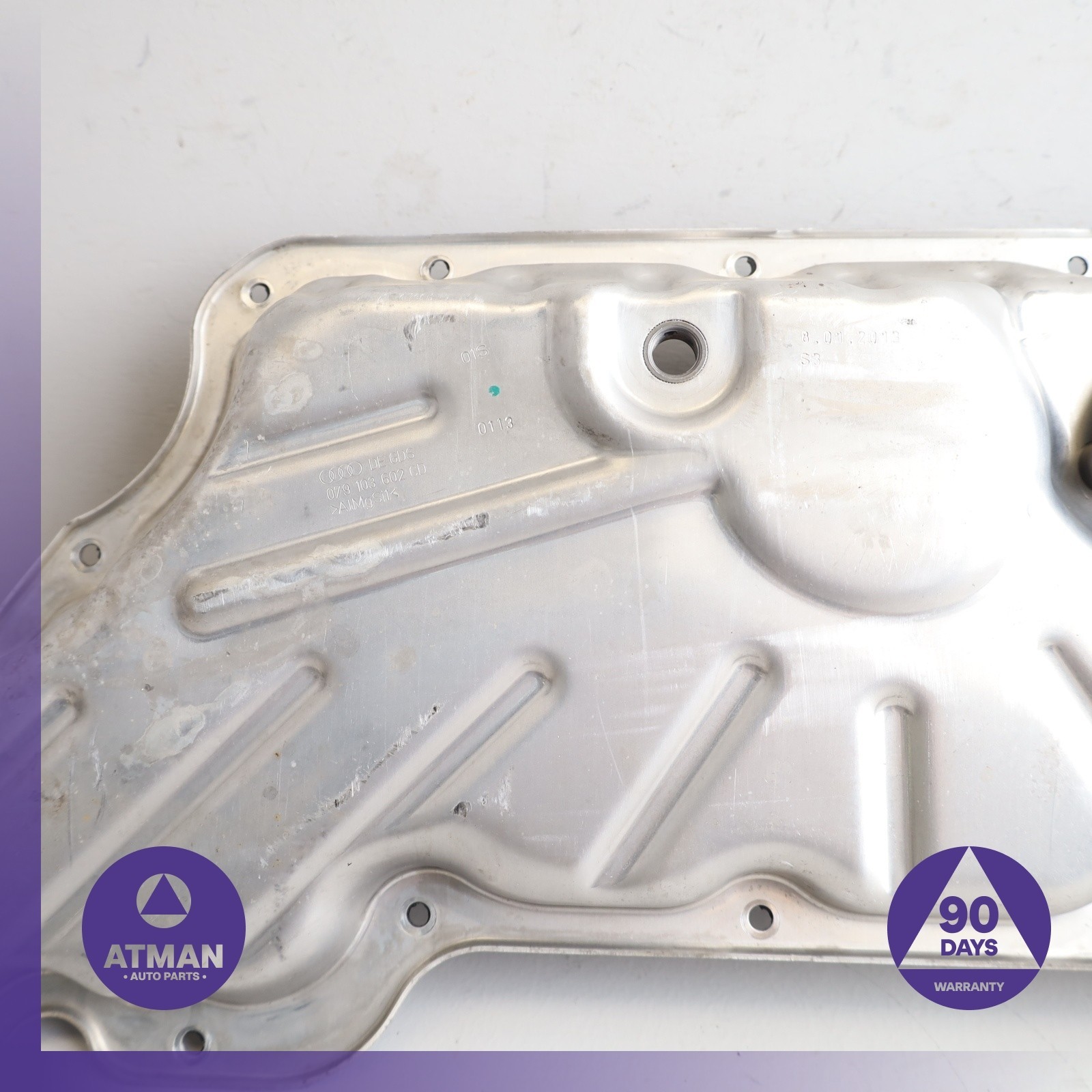 13-18 Audi 4G8 S7 A8 / Bentley Continental GT 4.0L V8 Engine Lower Oil Pan OEM