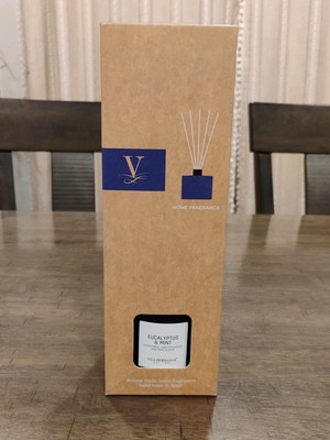 VILA HERMANOS - Eucalyptus & Mint 6.76oz Artisan Reed Diffuser Made in Spain