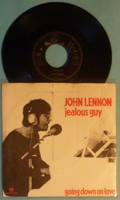 JOHN LENNON - SINGLE 7'' - JEALOUS GUY / GOING DOWN ON LOVE - USED