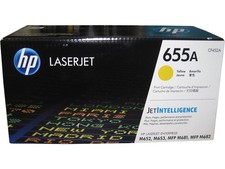 HP CF452A 655A Yellow Toner Cartridge Genuine OEM Original