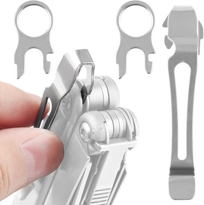 Quick Release Pocket Clips & Lanyard Rings for Leatherman MultiTools