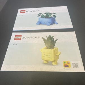 New Lego Botanical- Happy Plants- 10349 (Instruction Manuals Only) Lot 12
