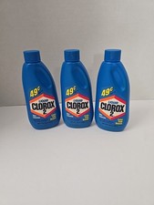 Vintage Liquid Clorox 2 Color Safe Bleach 8 Oz. Set Of 3 Mostly Full