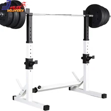 Barbell Rack Stand Multifunctional Adjustable Squat Rack Heavy-Duty Dumbbell NEW