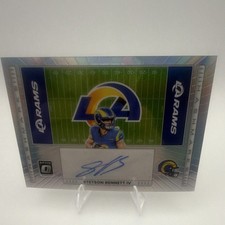 Panini Donruss Optic Hashmarks Stetson Bennett IV LA Rams Autograph Prizm 2025