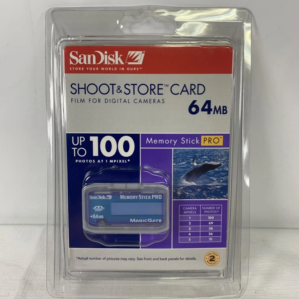 Sandisk Shoot & Store 64mb Memory Stick Pro - New! - Image 4 of 4
