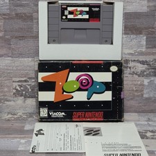 Zoop for Super Nintendo (SNES) Box Game Registration Authentic Tested 