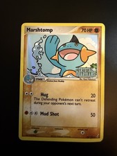 Pokémon TCG Marshtomp 38/100 Crystal Guardian Stamped Reverse Holo Uncommon 2006