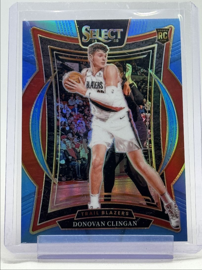 DONOVAN CLINGAN 2024-25 SELECT CONCOURSE ROOKIE LIGHT BLUE RC /299 Q3185