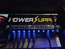 Donner DP-1 Effect Pedal Power Supply 10 Isolated DC Output for 9V/12V/18V