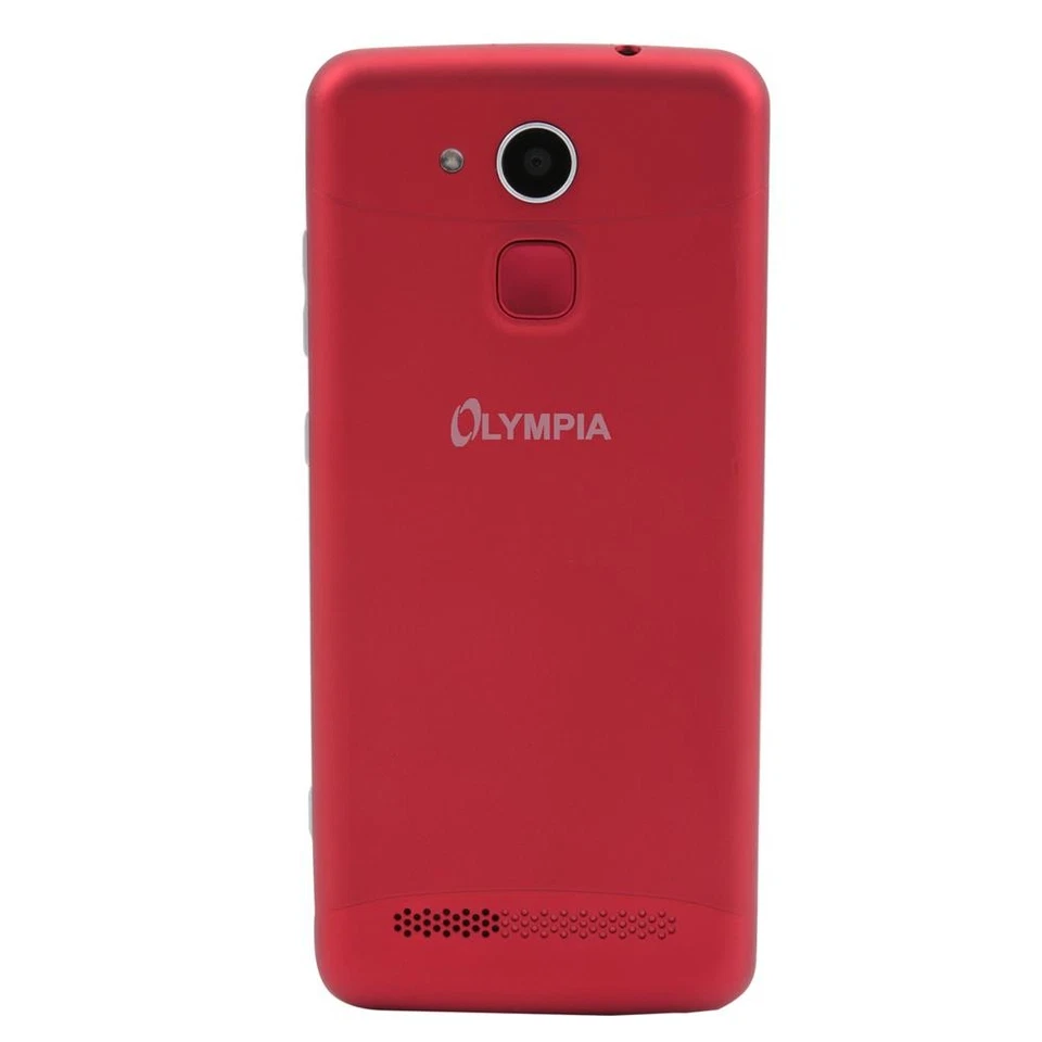 Olympia Android Smartphone NEO rot Seniorenhandy große Tasten Touch Kamera - Bild 2 von 4