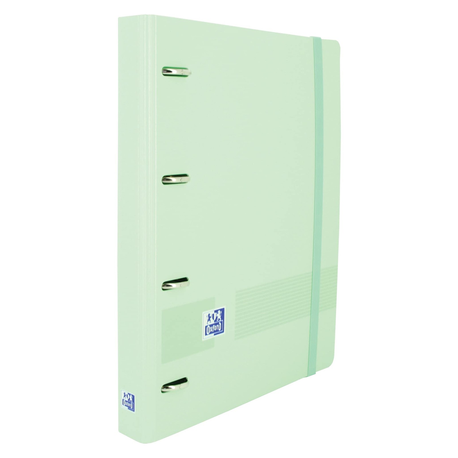 Classeur 4 anneaux Live & Go en polyfoam bleu format A4 avec sa recharge de feuilles