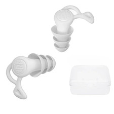 3 Layer anti Noise Silicone Reusable Earplugs Waterproof Swimming Ear Plugs for